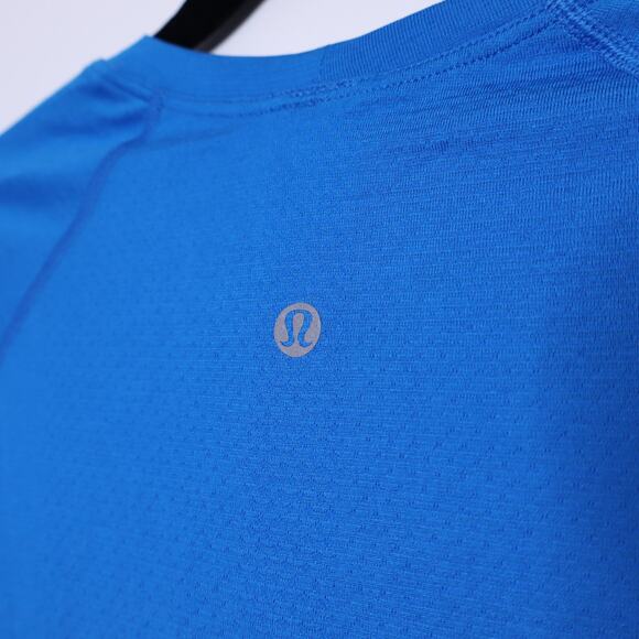 LULULEMON Swiftly Tech Long Sleeve Shirt Blazer Blue Stretch Active Women's 6 - Picture 8 of 12